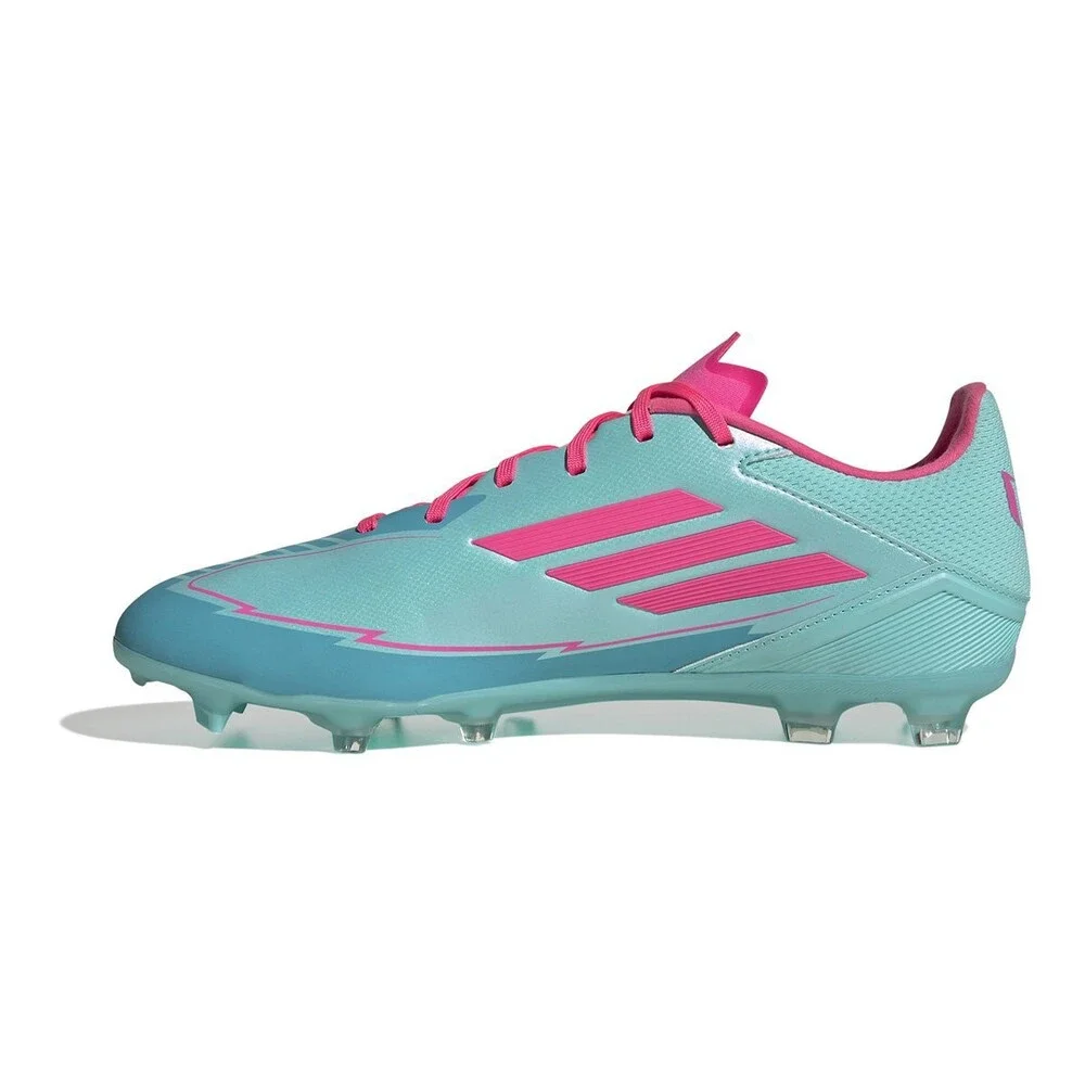 Adidas F50 League IH0928 Men's 11 Flash Aqua Messi FG/MG Football Boots LIQ1492